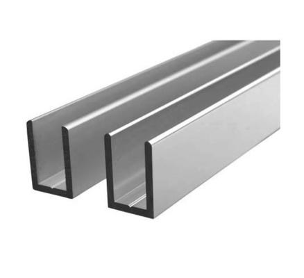 ASTM 904L 2205 ช่องเหล็กรูปตัว U โปรไฟล์สแตนเลส